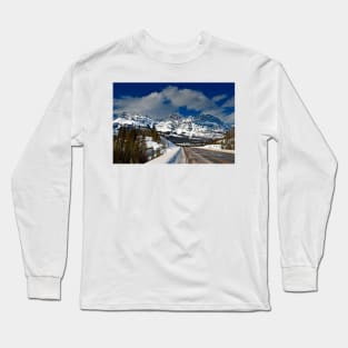 Icefields Parkway Rocky Mountains Canada Long Sleeve T-Shirt